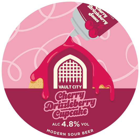 CHERRY DRIZZLEBERRY CUPCAKE 4.8%