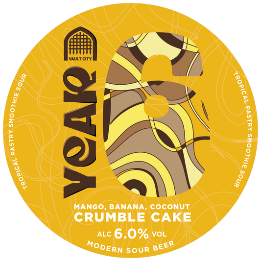 YEAR 6 - CRUMBLE CAKE 6% MANGO, BANANA & COCONUT