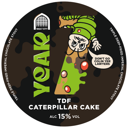 YEAR 7 - TDF CATERPILLAR CAKE 15%