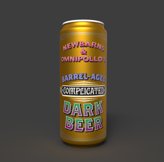 NEWBARNS X OMNIPOLLO BARREL-AGED COMPLICATED DARK BEER 9.5%